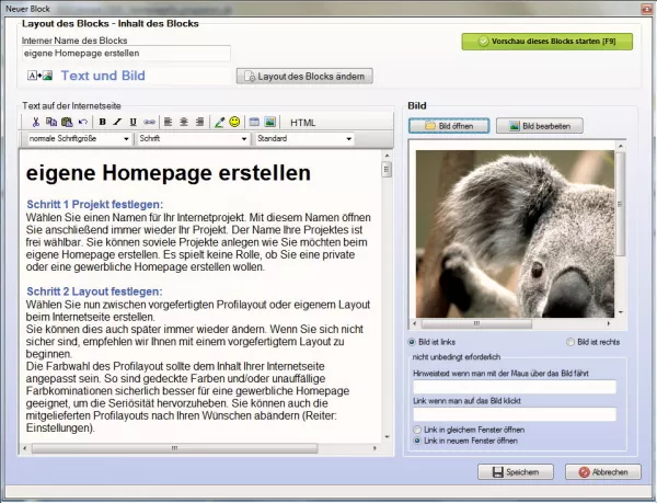 Homepage Software